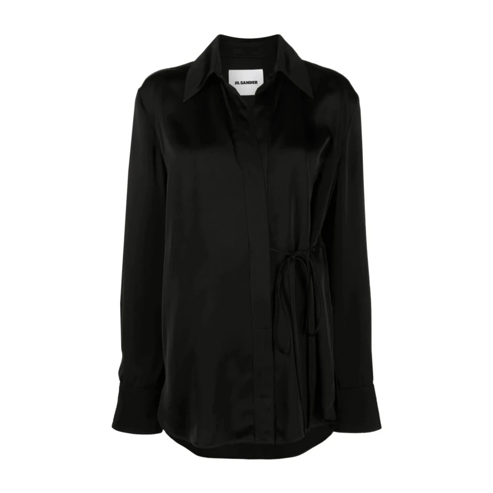 Jil Sander Women's Black Long Sleeve Shirt