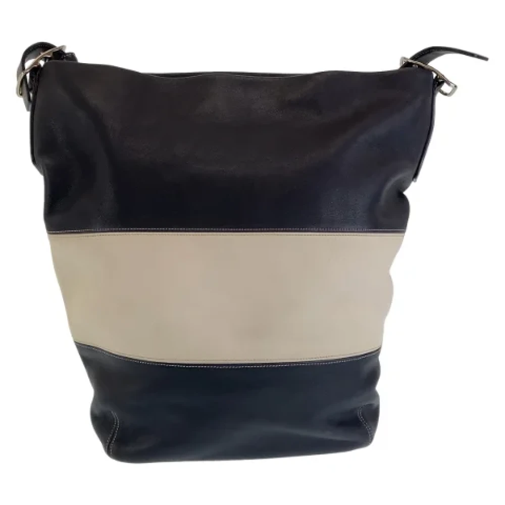 Coach Pre-owned Leather shoulder-bags Black Dames