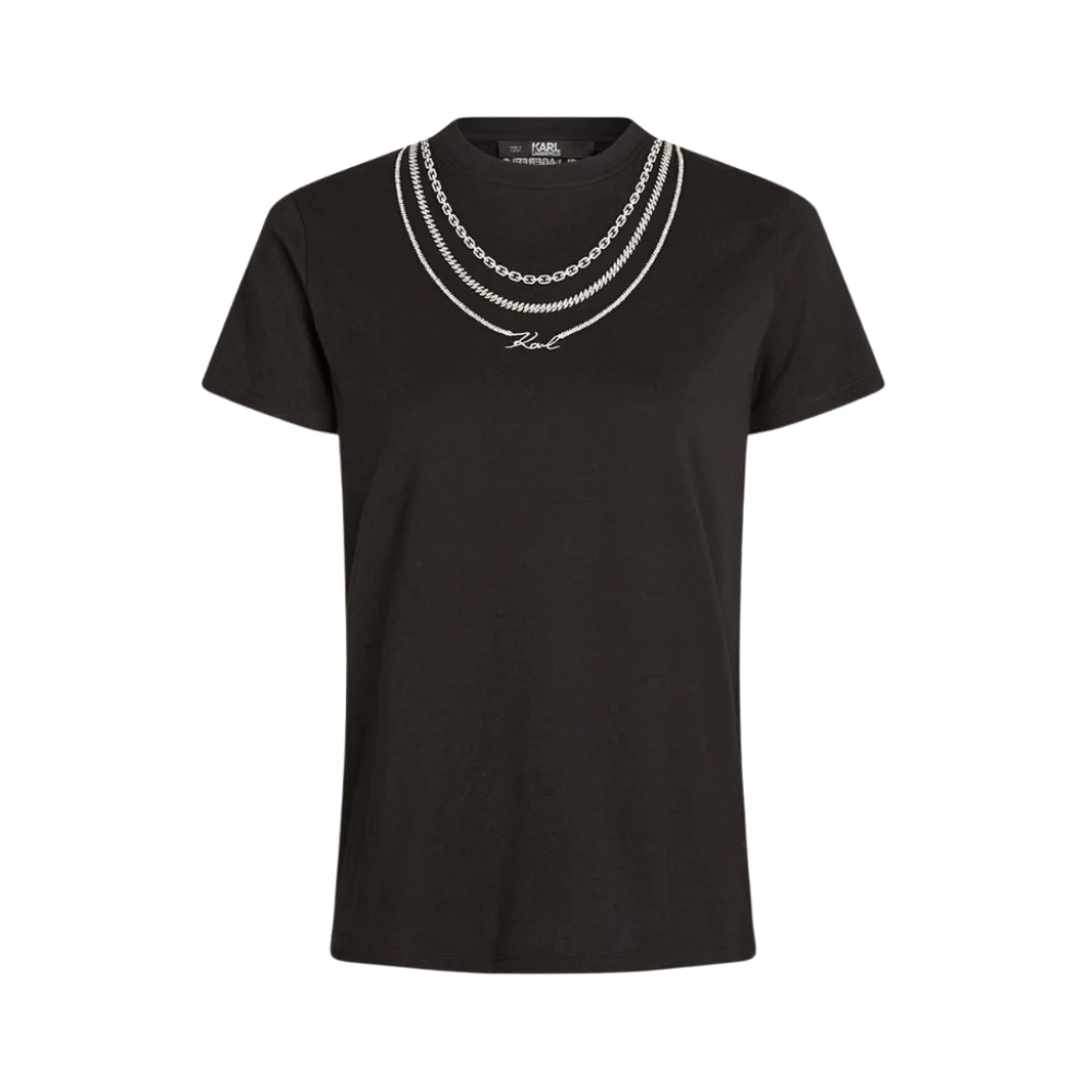 Karl Lagerfeld T-shirt met korte mouwen Black Dames