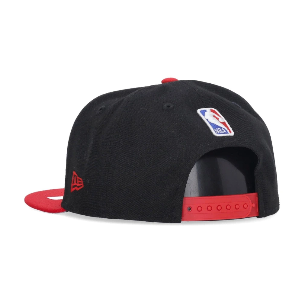 new era Atlanta Hawks NBA Pet Zwart Multicolor Unisex