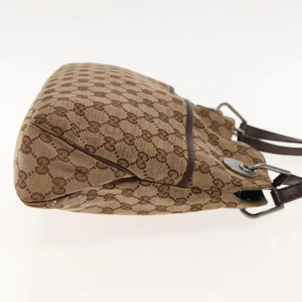 Gucci Vintage Pre-owned Canvas handbags Beige Dames