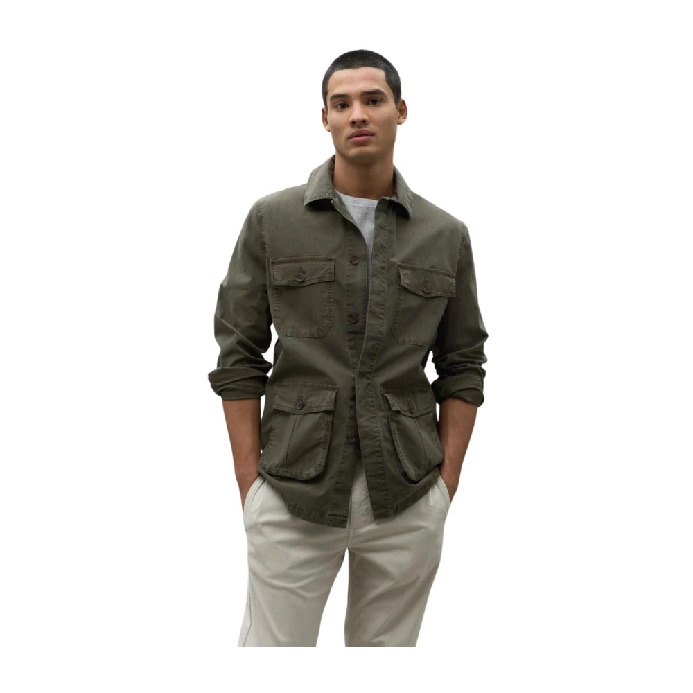 Ecoalf Groene Safari Jas Green Heren