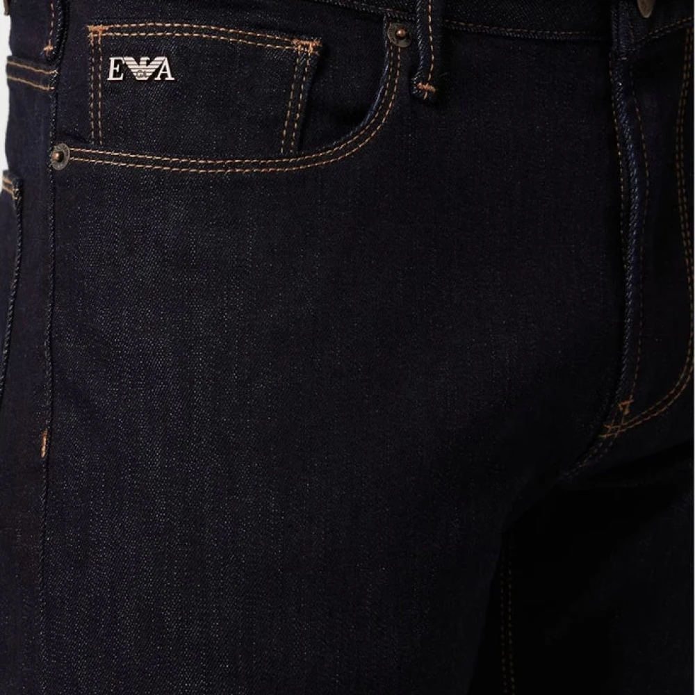Emporio Armani Slim Fit Jeans Blue Heren