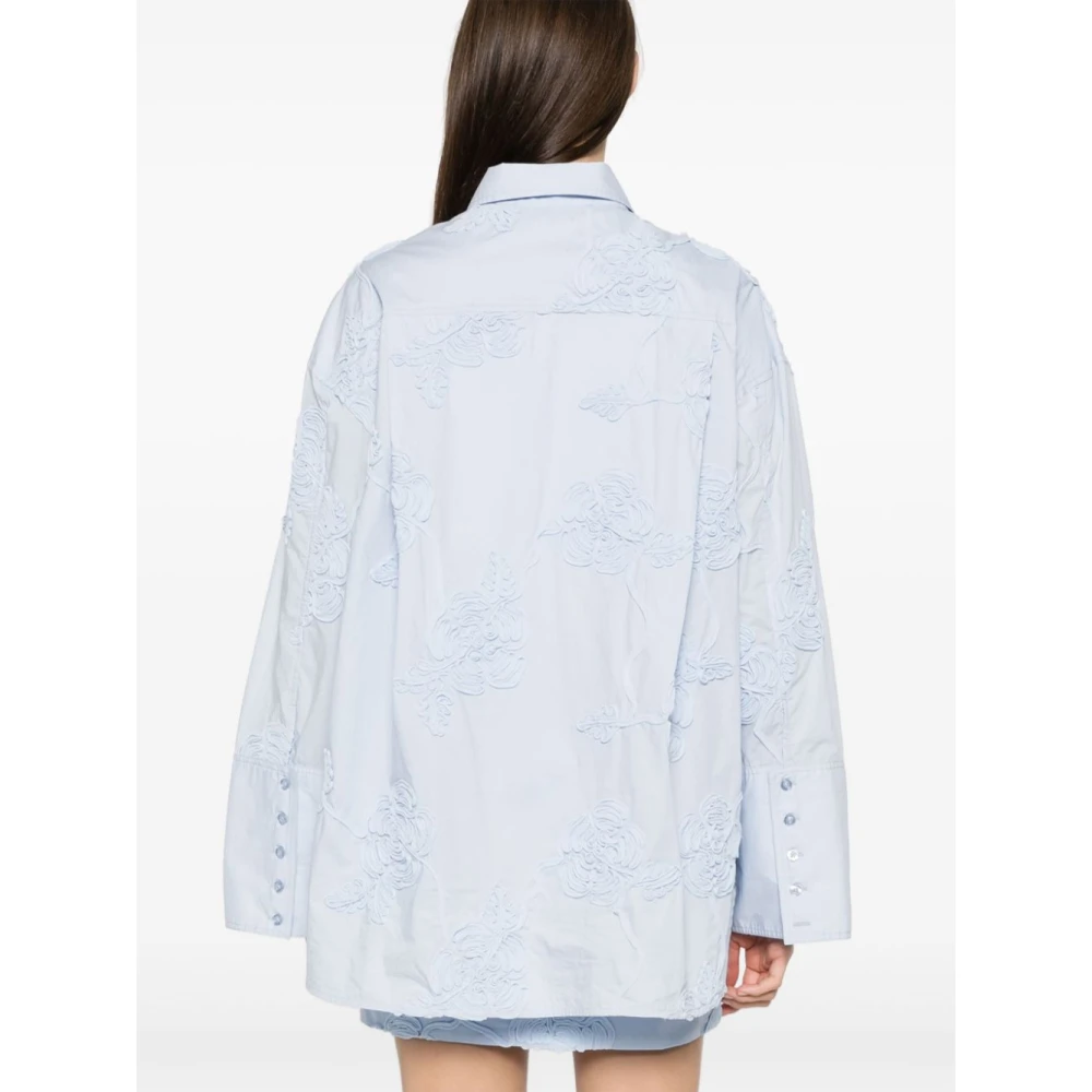Rotate Birger Christensen Celeste Shirt Blue Dames