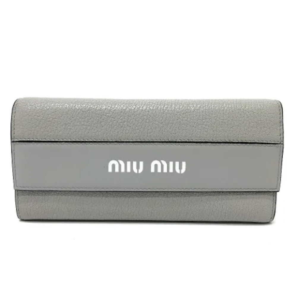 Pre-owned > Pre-owned Accessories > Pre-owned Wallets - - Miu Miu Pre-owned - Modalova