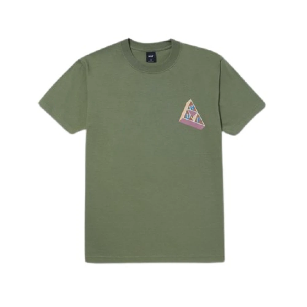 HUF Groene T-shirts en Polos met Based Tt Design Green Heren