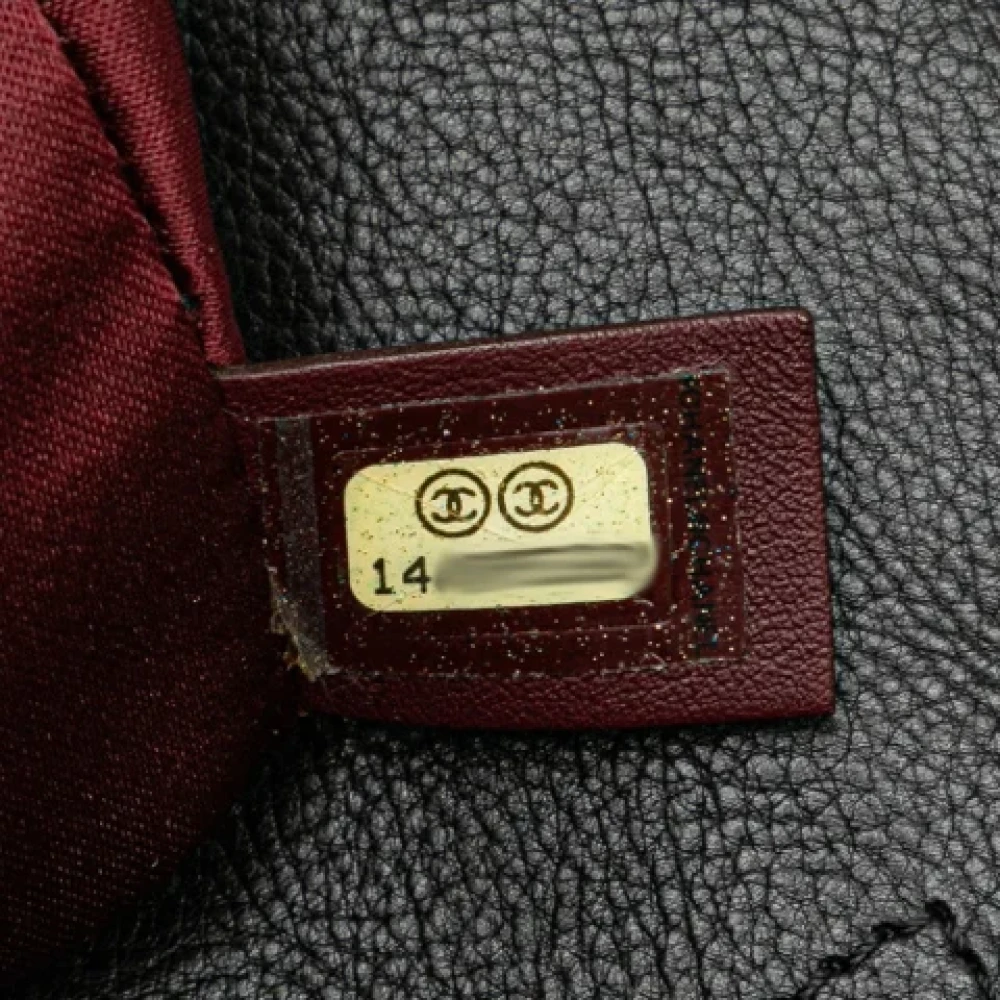 Chanel Vintage Pre-owned Leather chanel-bags Black Dames