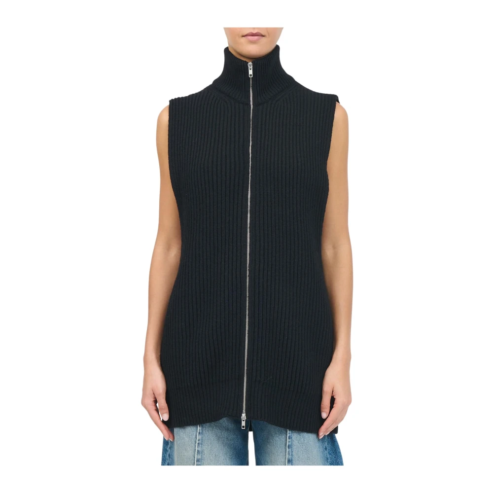 Mm6 Maison Margiela Donna Nero Felpe, M, New,