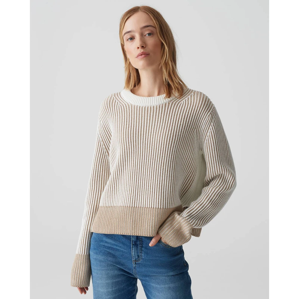 Opus Stijlvolle Pullover met Pagula Detail Multicolor Dames