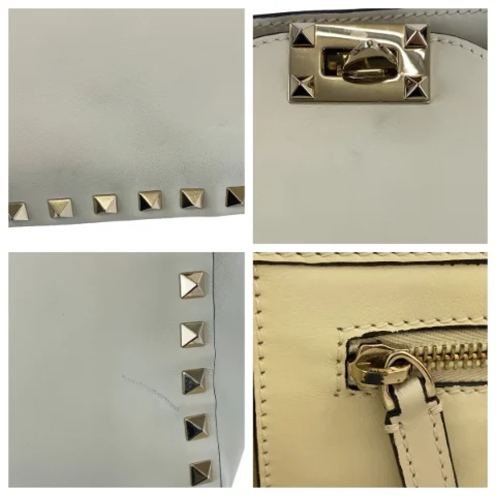 Valentino Vintage Pre-owned Leather shoulder-bags White Dames