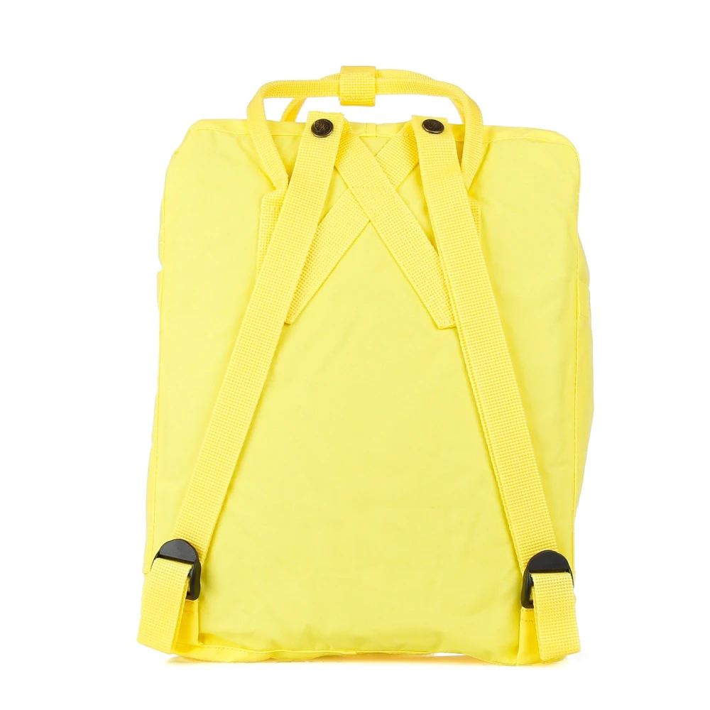 Fjällräven Gele Stoffen Rugzak met Meerdere Zakken Yellow Unisex