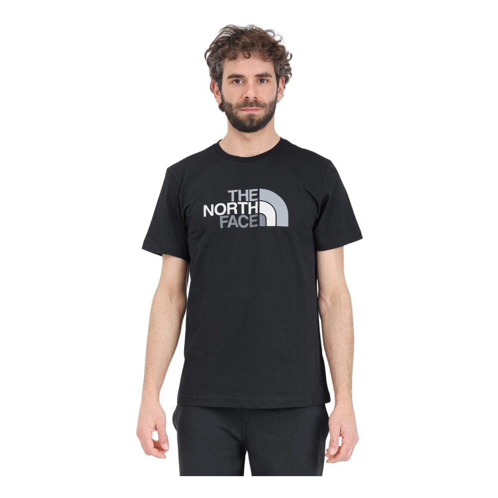 The North Face Zwarte T-shirts en Polos Easy Tee Black Heren