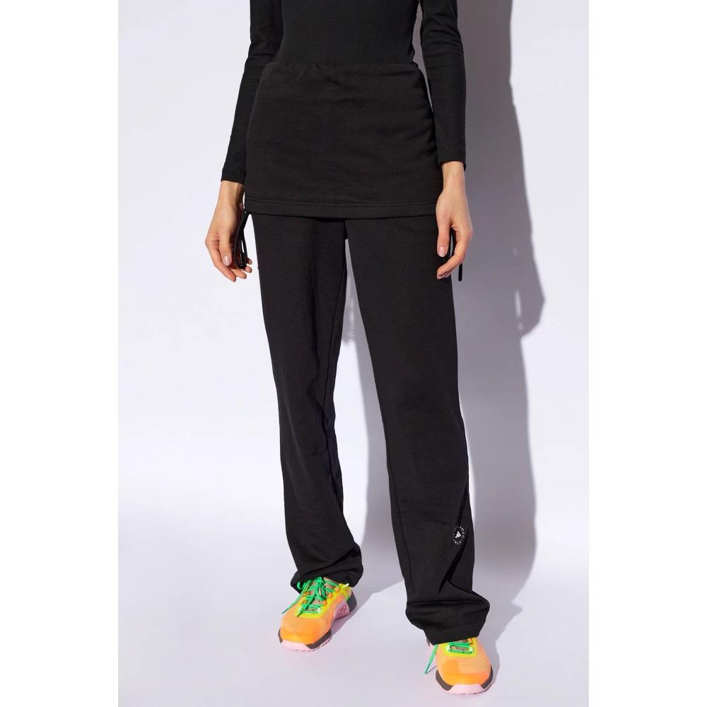 adidas by stella mccartney Sweatpants met logo Black Dames