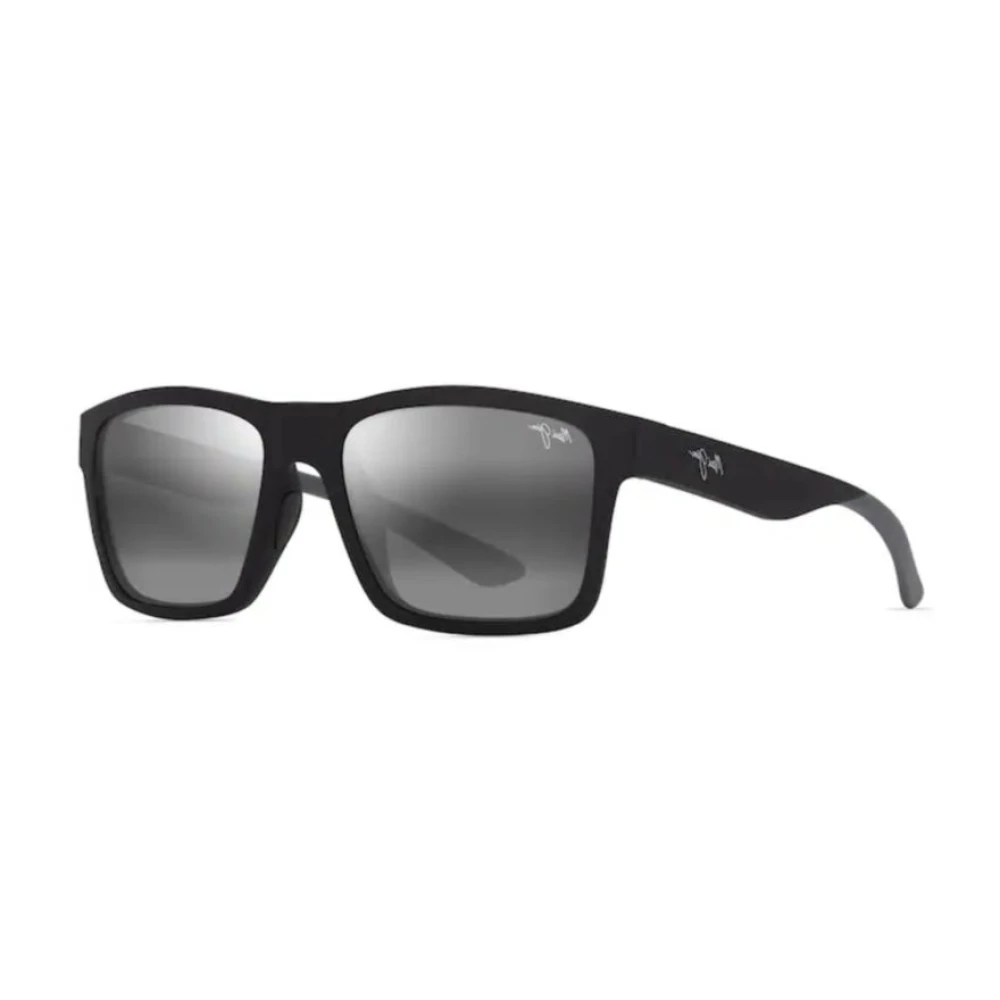Maui Jim Unisex Gray Sunglasses, 57 Mm, The Flats Rectangular Sunglasses