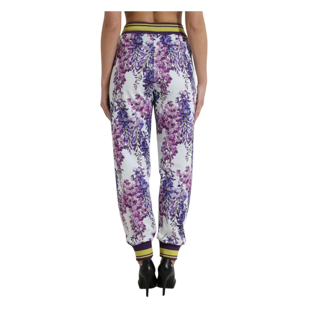Dolce & Gabbana Bloemen Joggingbroek voor Stijlvolle Look Multicolor Dames