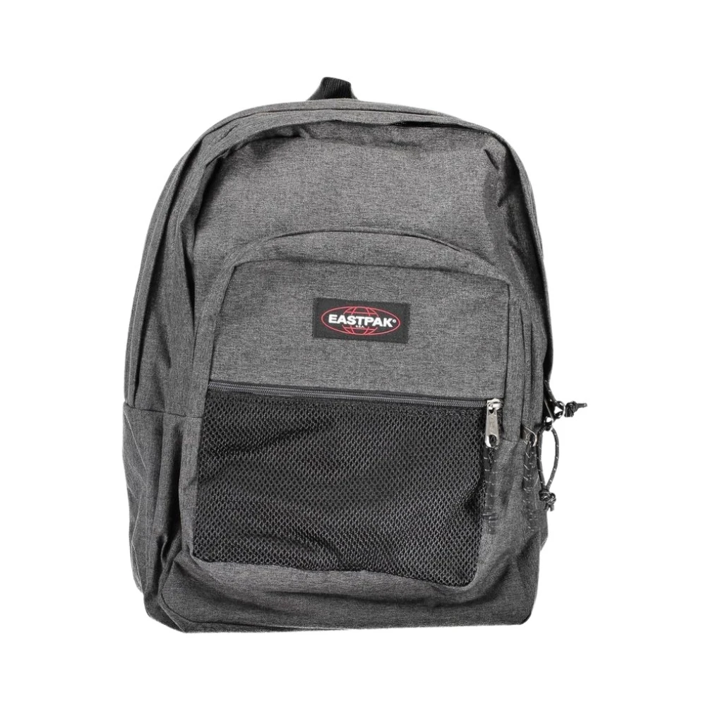 Eastpak Grå Nylon Ryggsäck med Dragkedjefack Gray, Unisex