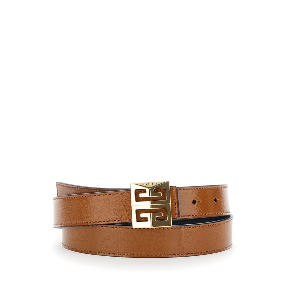 Givenchy Omkeerbare Gesp Riem Bruin Brown Dames