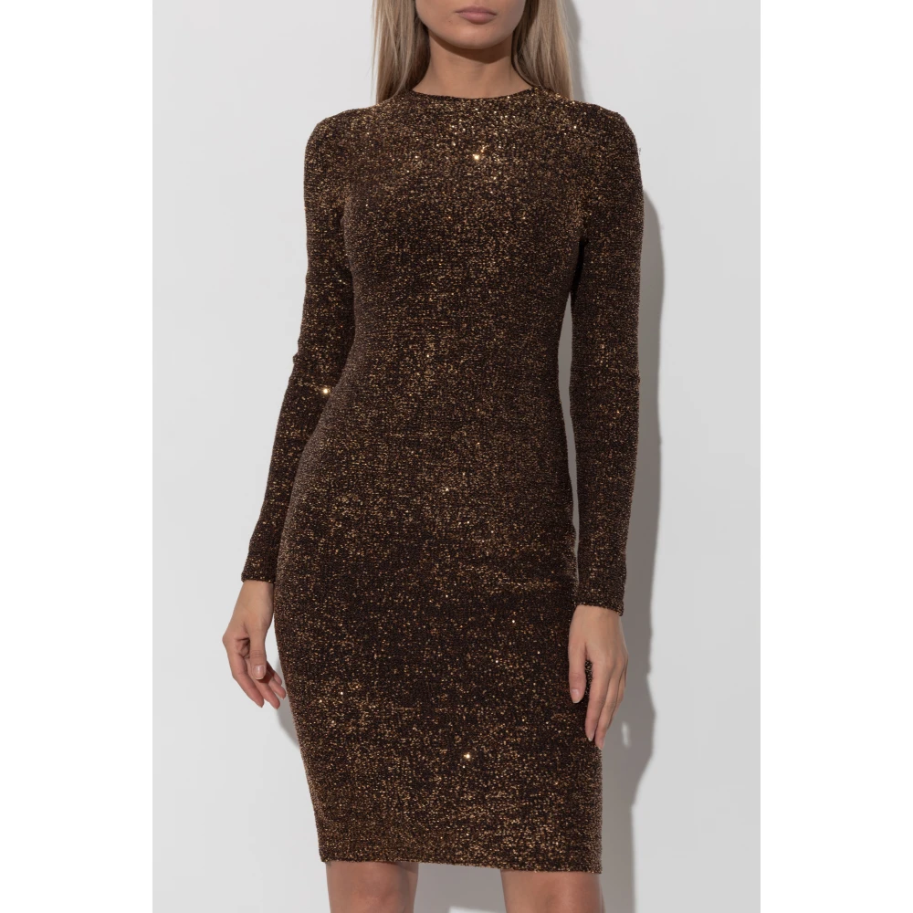 Fabiana Filippi Paillettenjurk Brown Dames