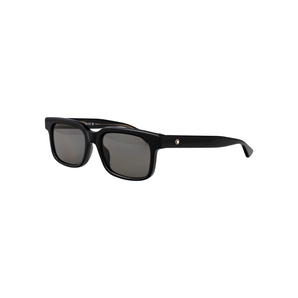 Montblanc Stylish Sunglasses With Model Mb0383s - Male - Sunglasses - Black - 54 Mm - Accessories