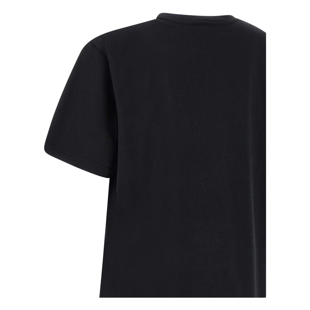 Maison Kitsuné Zwarte Fox Logo T-shirt Black Heren