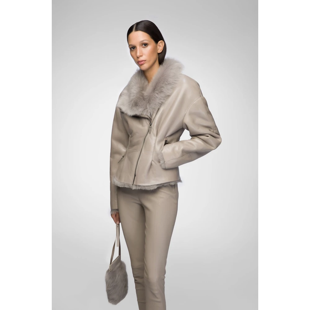 VSP Luz Niobe Shearling Jas Gray Dames