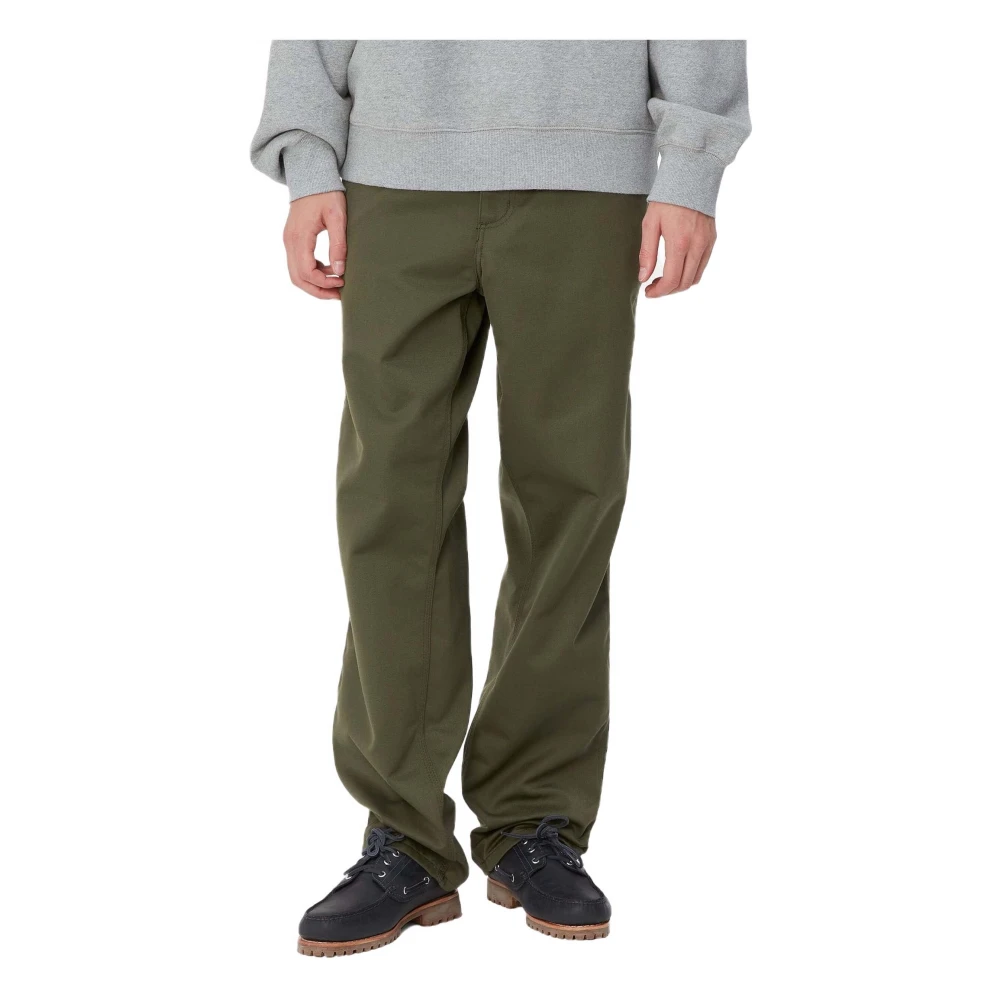 Carhartt WIP Eenvoudige Lange broek Green Heren