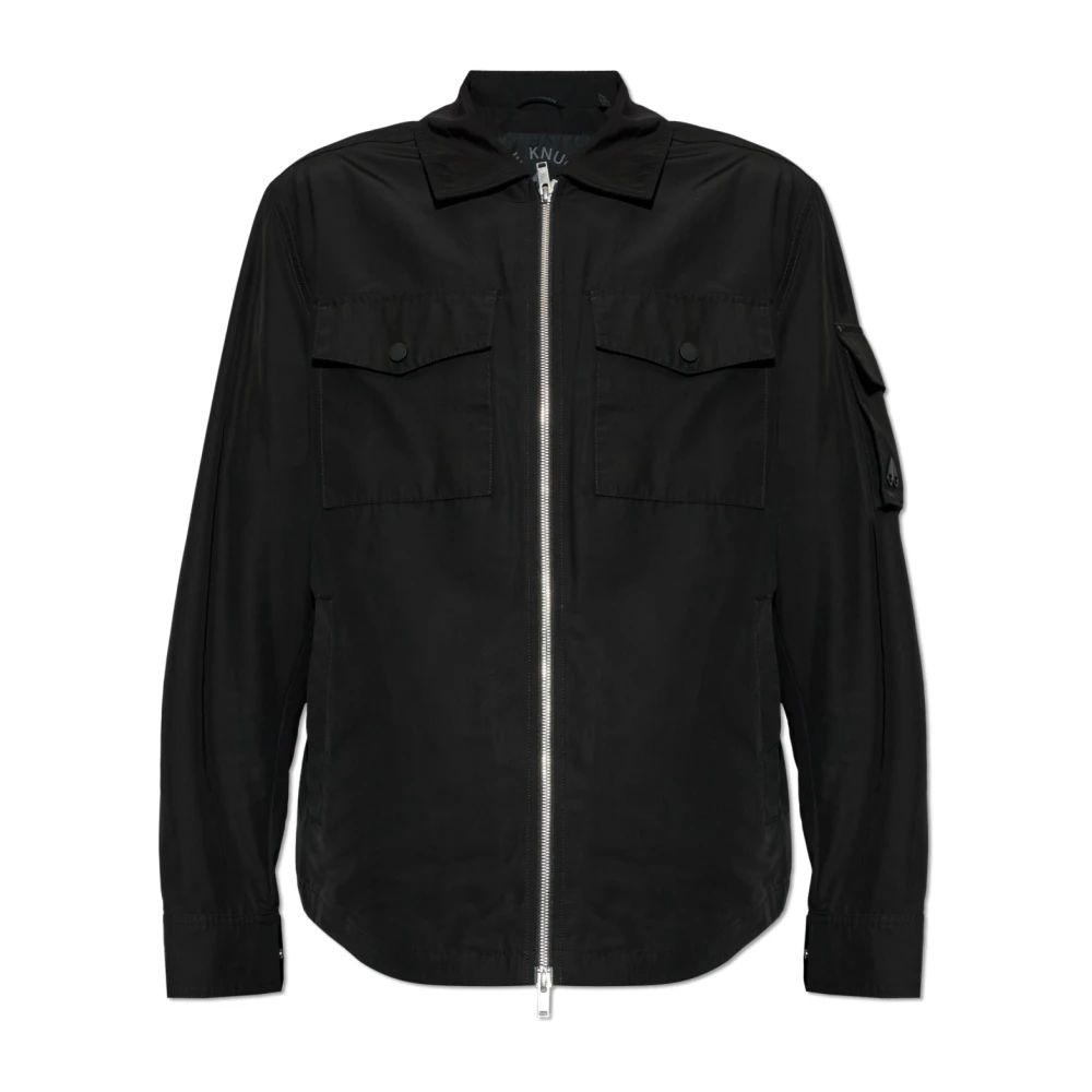 Moose Knuckles Men's Black Charlesbourg Shirt Jacket