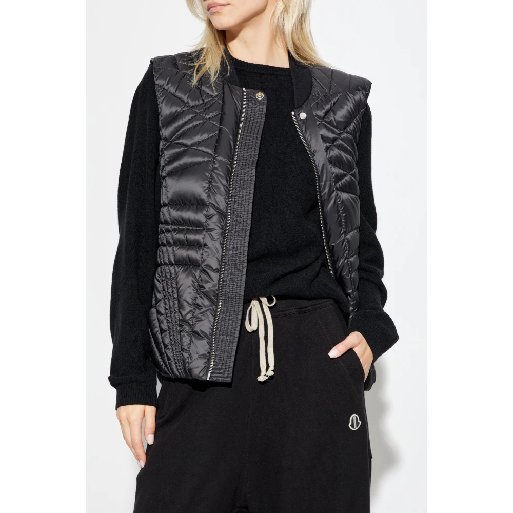 Rick Owens Quilted Vest Black Unisex