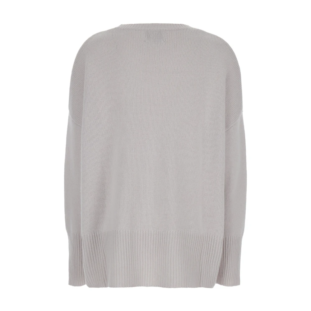 Plain Units Kasjmier Crewneck Sweater Grijs Gray Dames