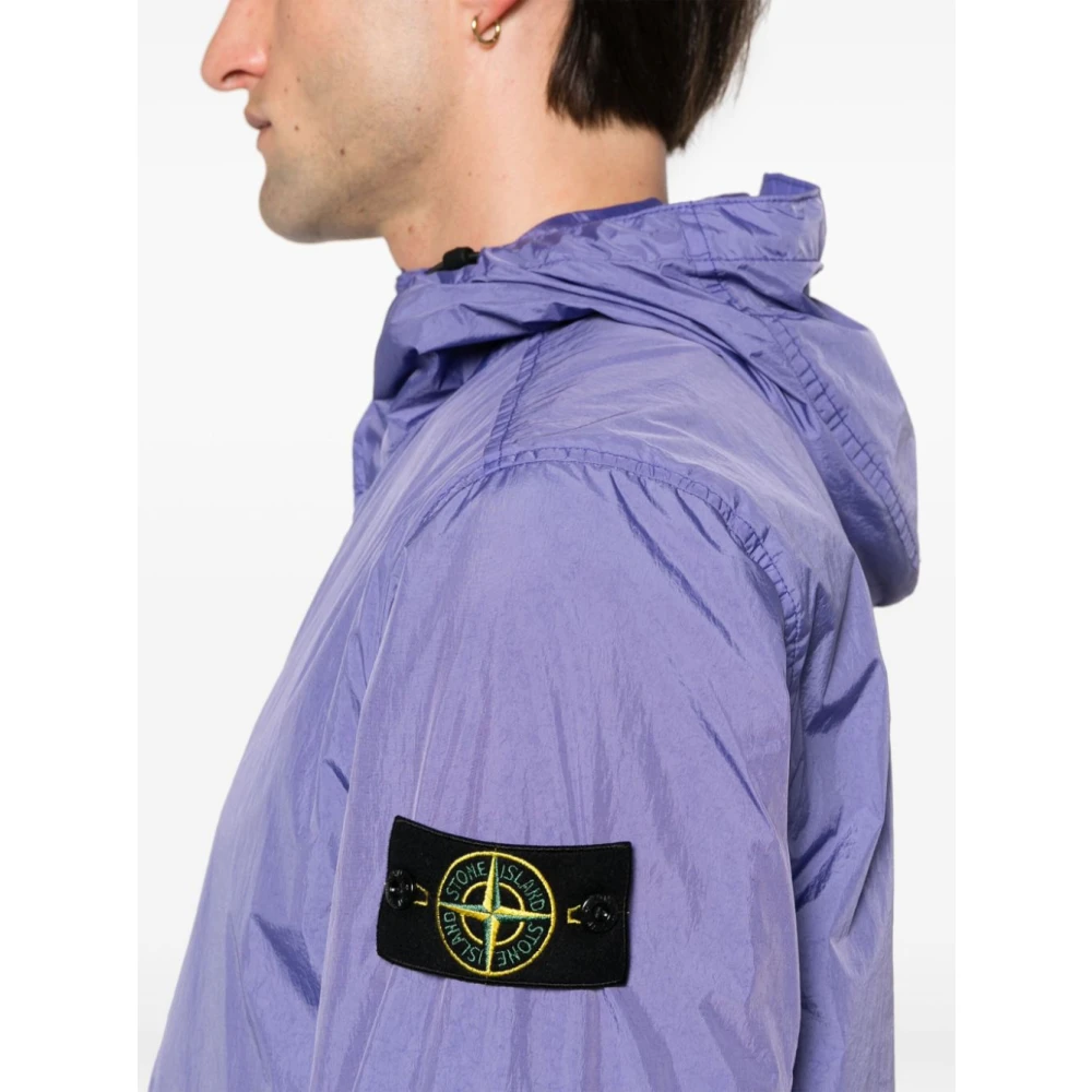 Stone Island Stijlvolle Kledingcollectie voor Mannen Purple Heren