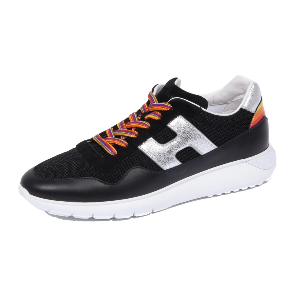Hogan Women's Black Interactive Rainbow Shoe - Sneakers - 2 Uk - Shoes