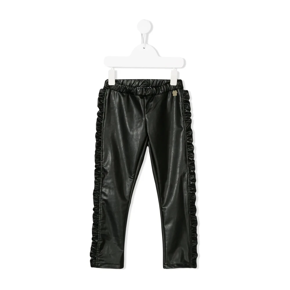 Simonetta Black Trousers, Unisex, 15 Y, Trousers