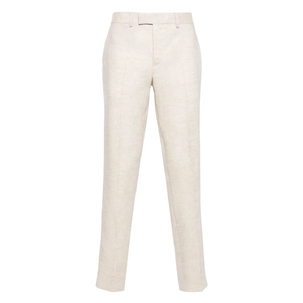J.LINDEBERG Bruine Linnen Casual Broek Brown Heren
