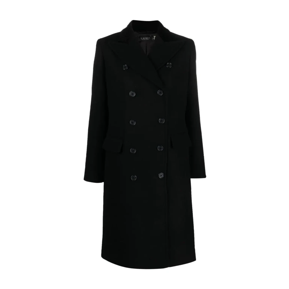 Ralph Lauren Coats Black Dames