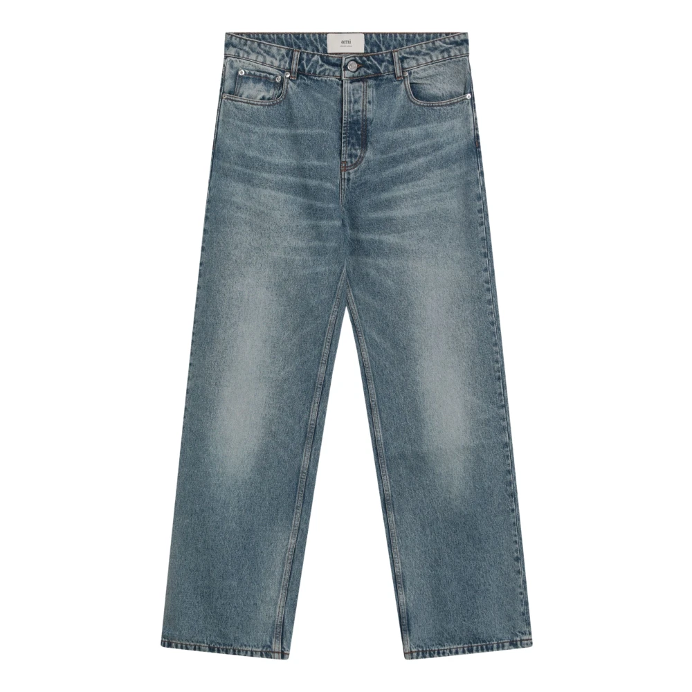 Ami Paris Homme Bleu - Jeans > Wide Jeans