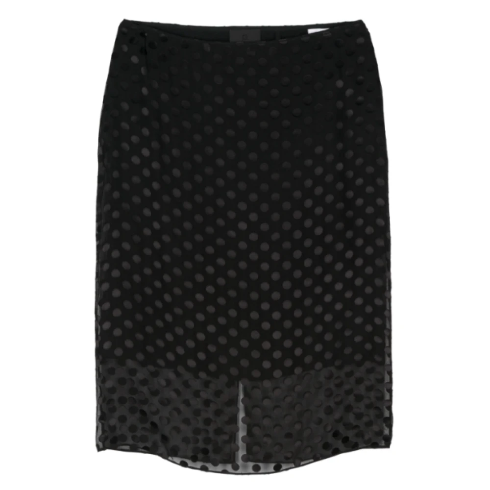 Givenchy Zwarte Rok Elegante Stijl Black Dames