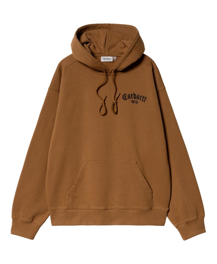 Carhartt Wip - Sudadera Para Hombre Marrón - Hooded Script Embroidery  Sweatshirt