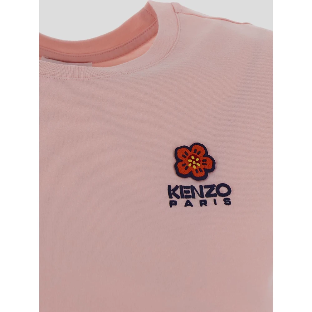Kenzo Katoenen T-shirt Pink Dames