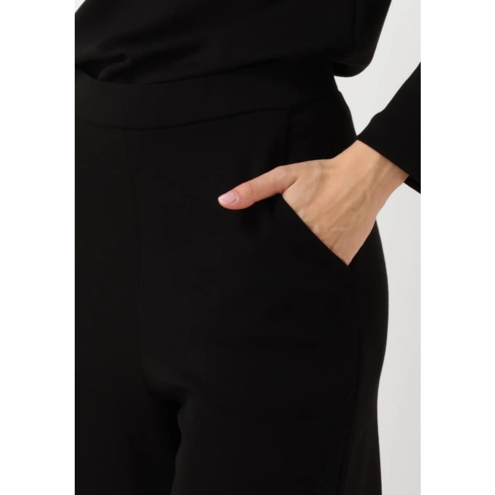 Ana Alcazar Elegante Wijde Broek voor Vrouwen Black Dames