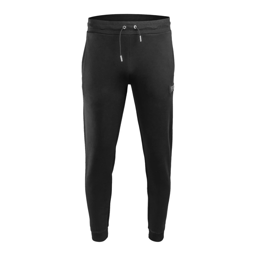 Emporio Armani EA7 Heren Sweatpants Zwart Casual Stijl Black Heren
