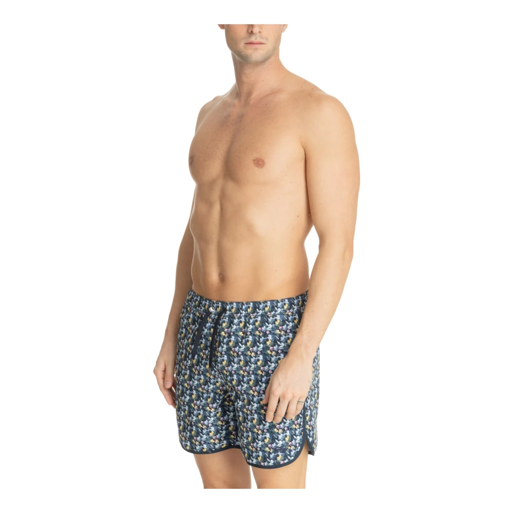 Emporio Armani Abstract Multicolor Zwemshorts Multicolor Heren