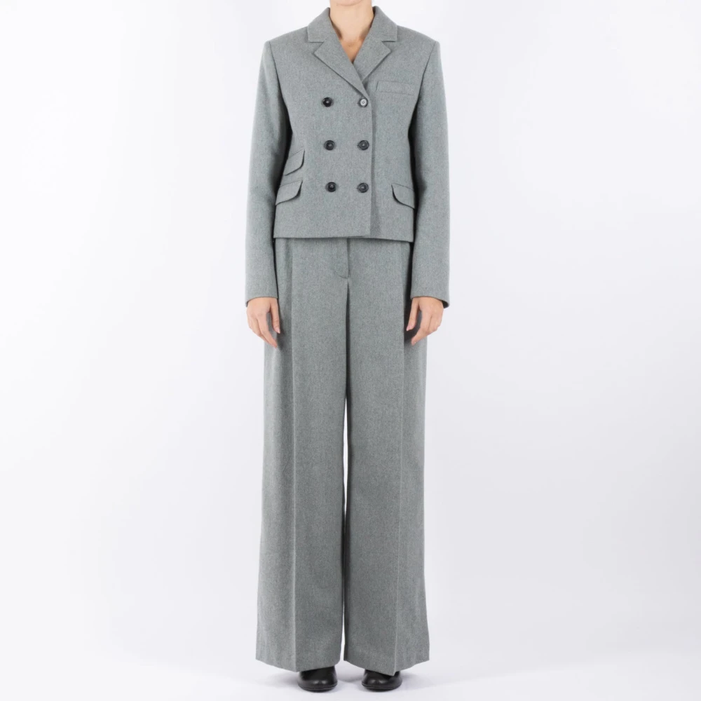 The Garment Gerecyclede Wol Grijs Jack Gray Dames