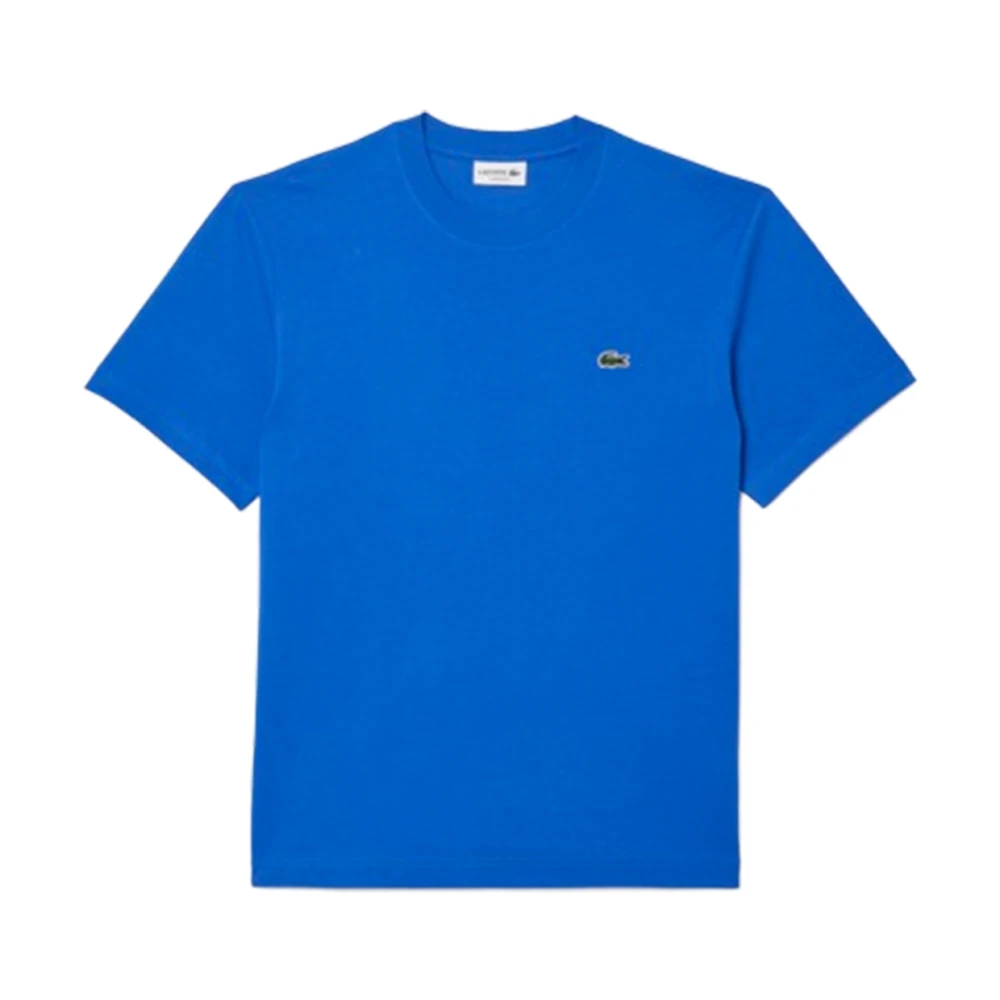 Klassisk Bomuld Jersey T-Shirt (Blå)