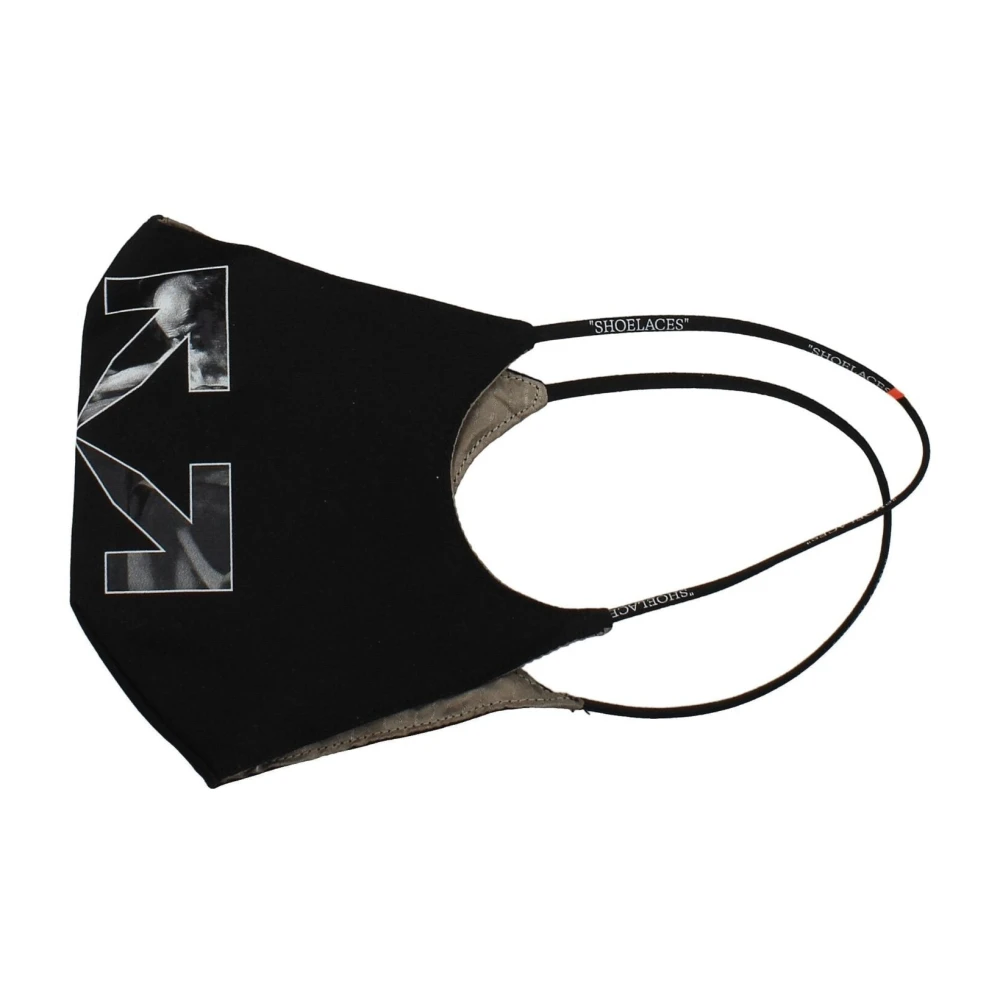Off White - Schwarze Baumwoll-Gesichtsmasken - Accessories - Herren - Schwarzk - One Size - Bild 3