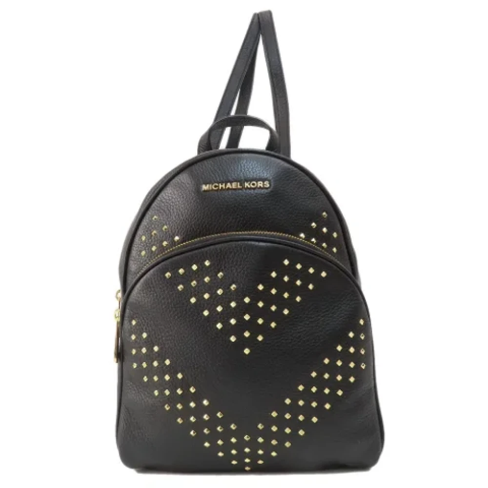 Michael Kors Pre-owned Leather backpacks Black Dames
