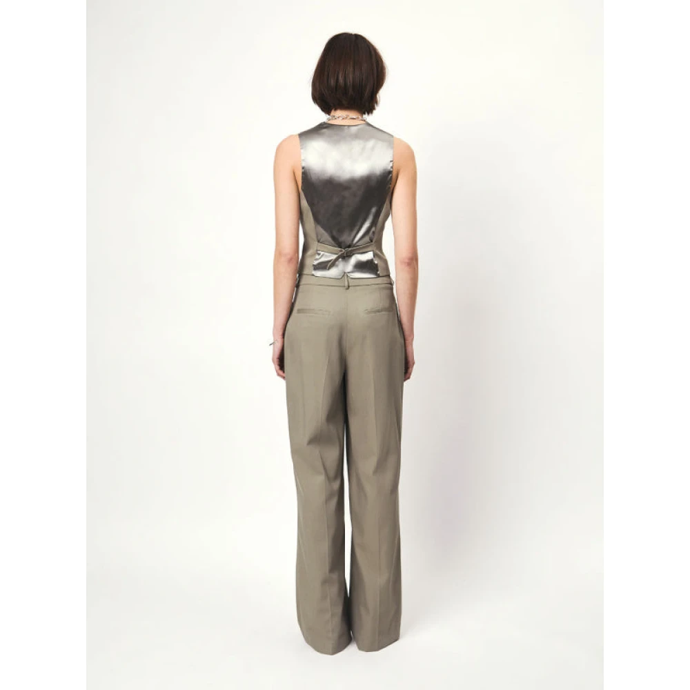Dante 6 Wide Trousers Beige Dames