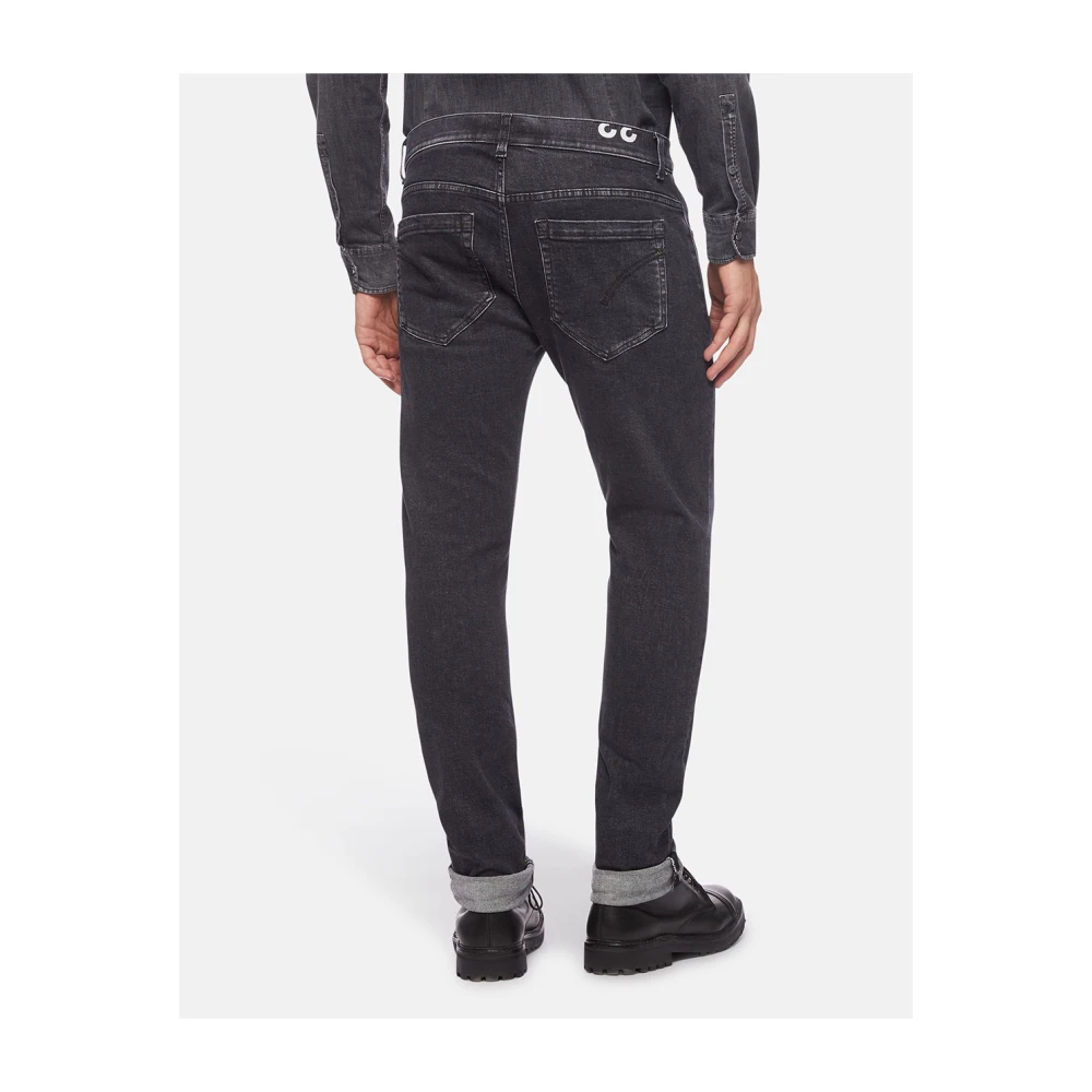 Dondup Slim-Fit George Jeans Black Heren