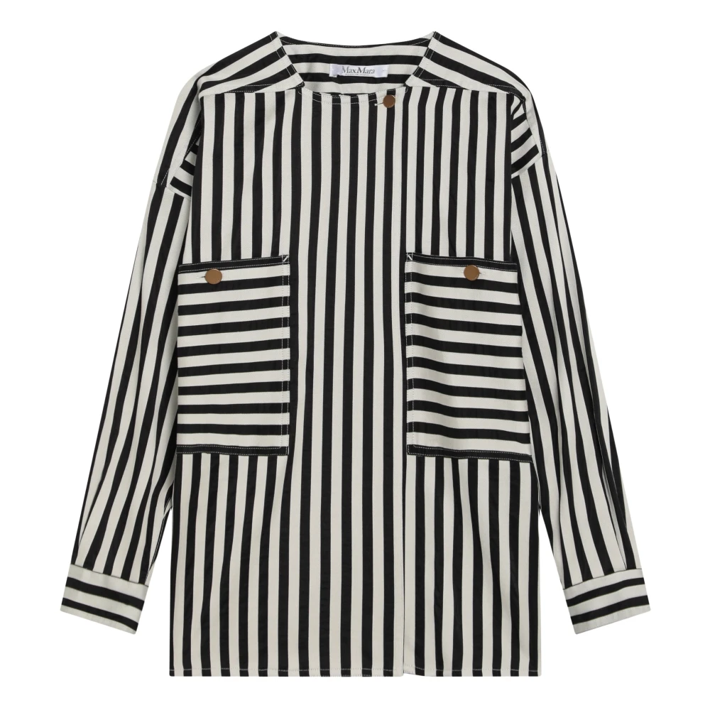 Max Mara Lange mouwen overhemd Black Dames