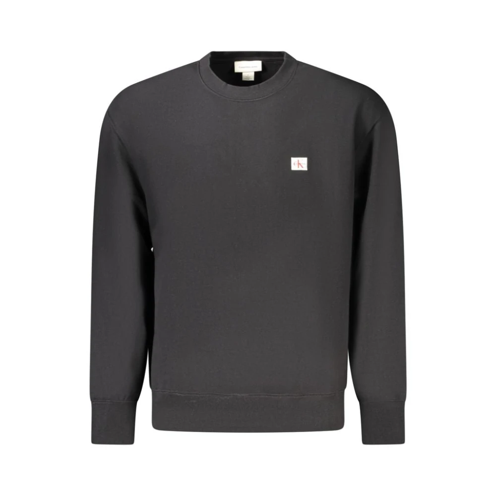 Calvin Klein Men’s Round Neck Terry Badge Sweatshirt - Image 3