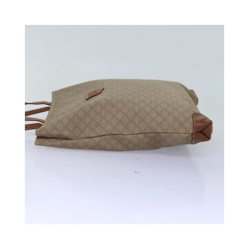 Celine Vintage Pre-owned Canvas handbags Beige Dames